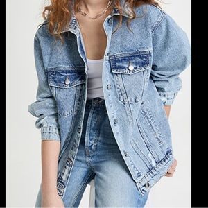 Anime Bing Rory Denim Jacket XS Vintage Blue $300 Retail